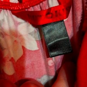 Hot Kiss Red Floral Dress XL